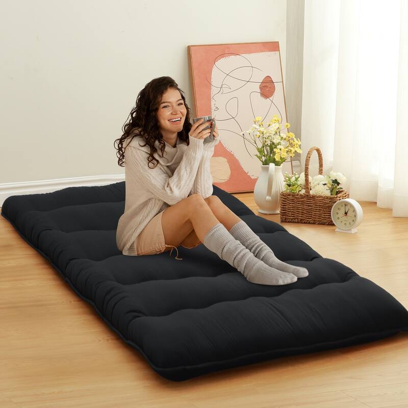 Japanese Futon Floor Mattress, Japanese Style Floor Mattress Sleeping Mattress Pad Tatami Mat