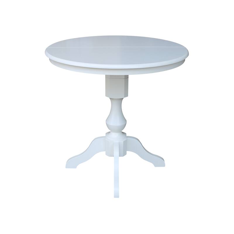 The Gray Barn Fairy Glen 36-in. Round Pedestal Table w/ 12-in. Leaf