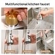 preview thumbnail 5 of 5, 30In 304 Stainless Steel Kitchen Sink Set,Waterfall Faucet,Glass Rinser - 30x22x9 Inch