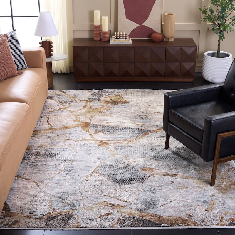 SAFAVIEH Garnet Josu Modern Contemporary Abstract Rug