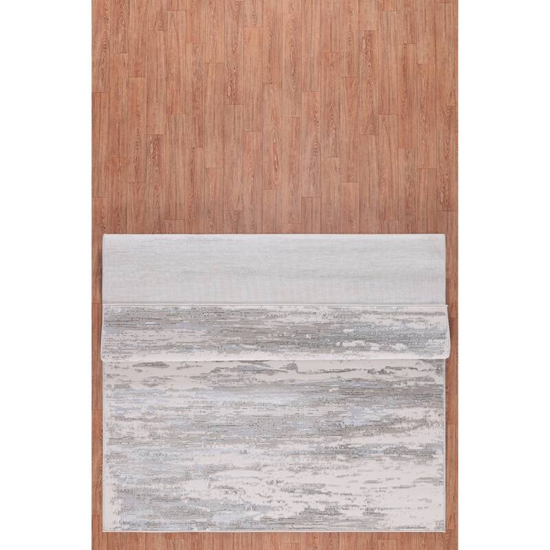 Nevada Collection Abstract Neutral Area Rug