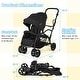 preview thumbnail 3 of 9, Babyjoy Sit & Stand Double Stroller with Adjustable Handle Bar - See Details