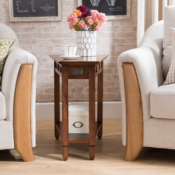 Leick Home Ixia Recliner Wedge End Table - On Sale - Bed Bath