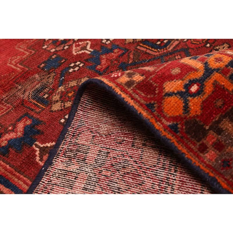 ECARPETGALLERY Hand-knotted Andelz Red Wool Rug - 3'9 x 7'1