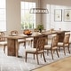 preview thumbnail 15 of 33, Farmhouse Rectangular Dining Table for 4-6 People