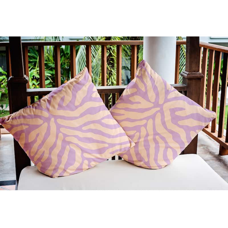 Animal Stripe Indoor/Outdoor Throw Pillow
