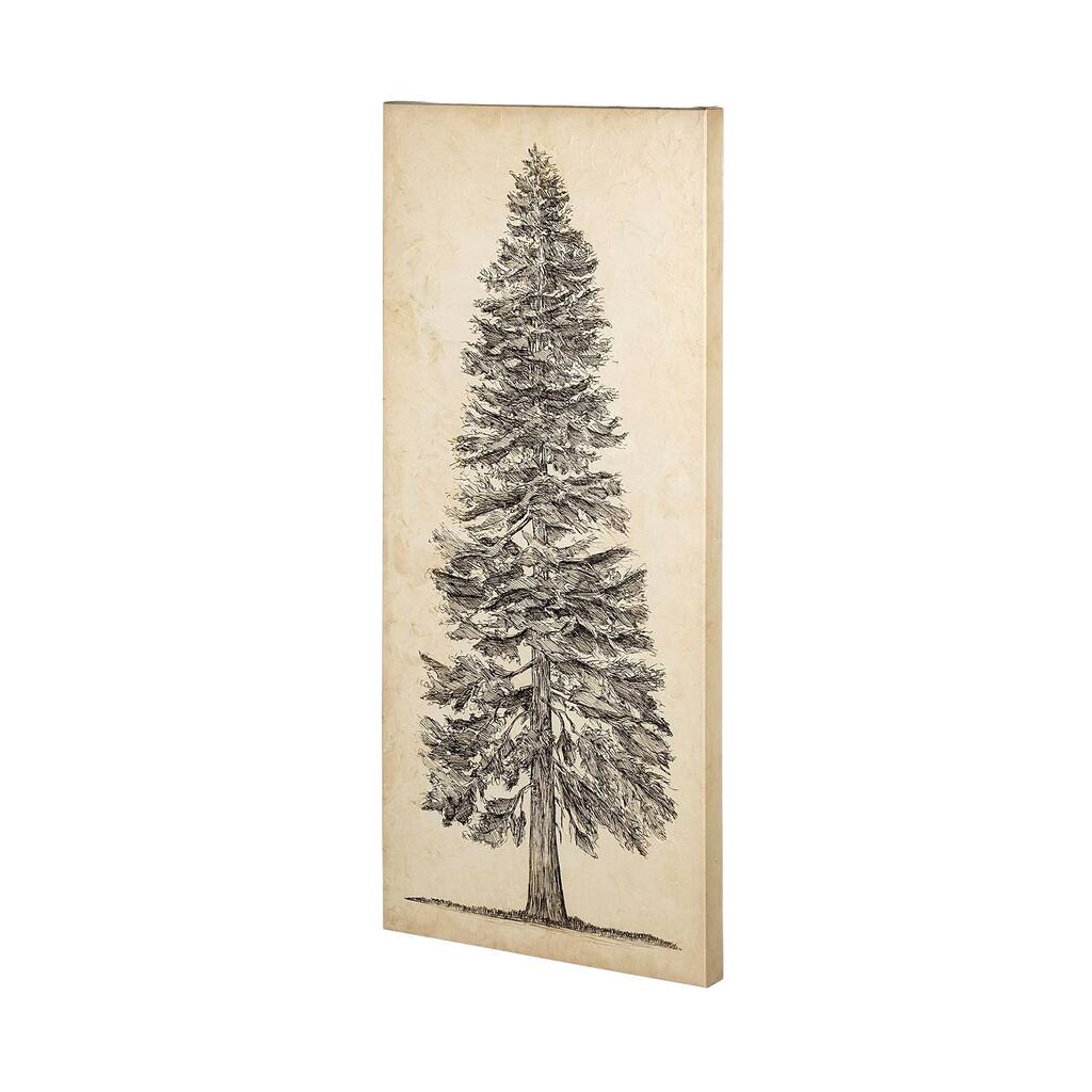 Pacific Northwest Tree Sketch I Canvas Art Print