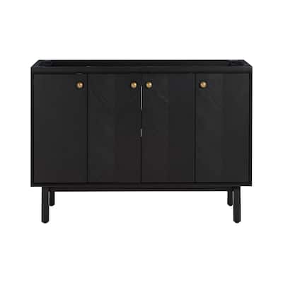 Avanity Adele 48 in. Vanity Only in Black Oak finish