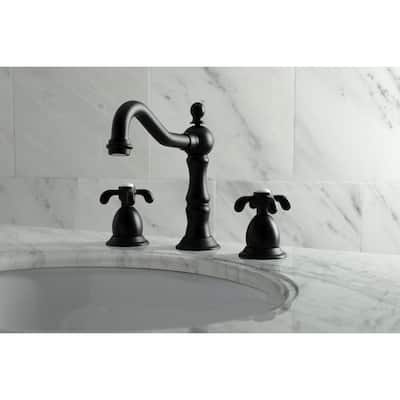 Kingston Brass French Country 8 in. Widespread Bathroom Faucet