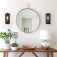 preview thumbnail 5 of 6, 1-Light Matte Black Indoor Modern Wall Sconce - 5 in. W x 13 in. H x 4 in. E