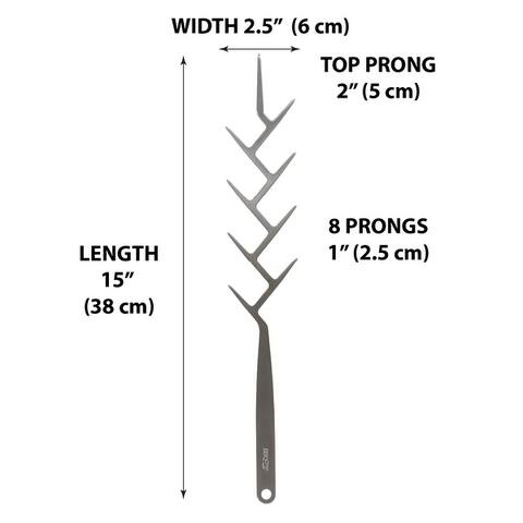 BBQ Croc Zig Zag skewers (set of 4)