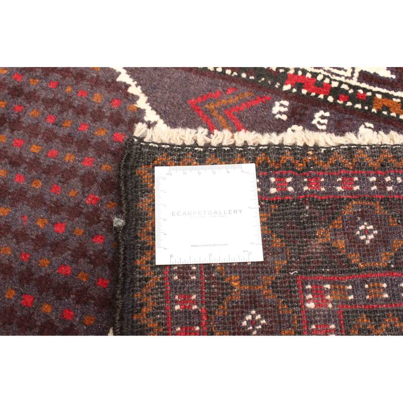 ECARPETGALLERY Hand-knotted Teimani Dark Grey Wool Rug - 2'8 x 4'8