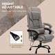 preview thumbnail 13 of 63, Vinsetto Office Desk Chair Recliner, Height Adjustable Movable Lumbar Support with 6-Point Vibrating Massage