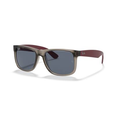 Ray- Ban 0RB4165 650987 Justin Transparent grey Square Sunglasses for Mens