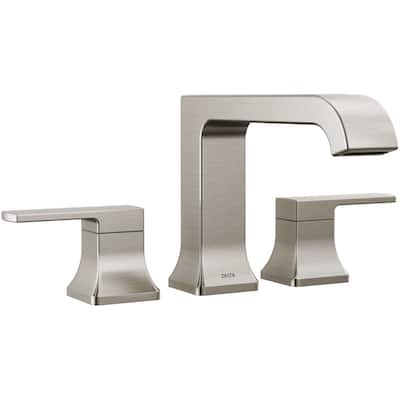 Delta T2739 Velum Deck Mounted Roman Tub Filler with Curved Spout