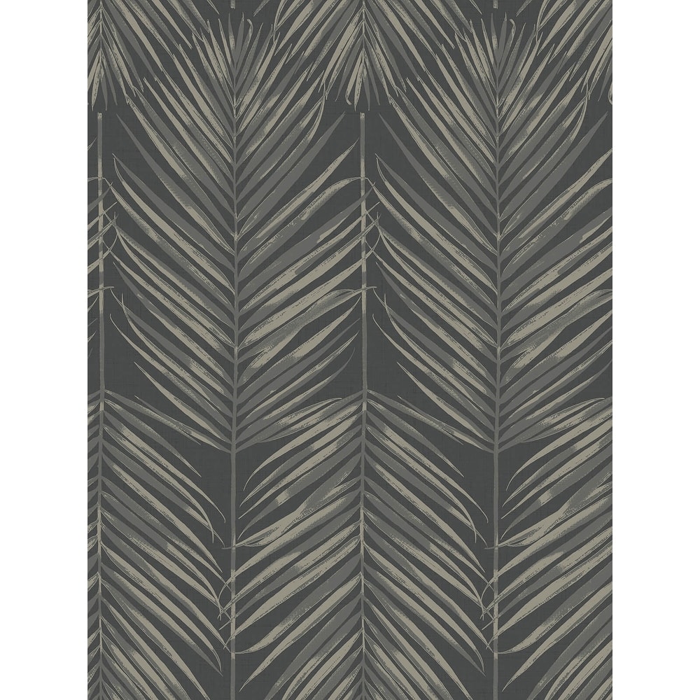 Seabrook Designs Beach House Paradise Palm Leaf Unpasted Wallpaper