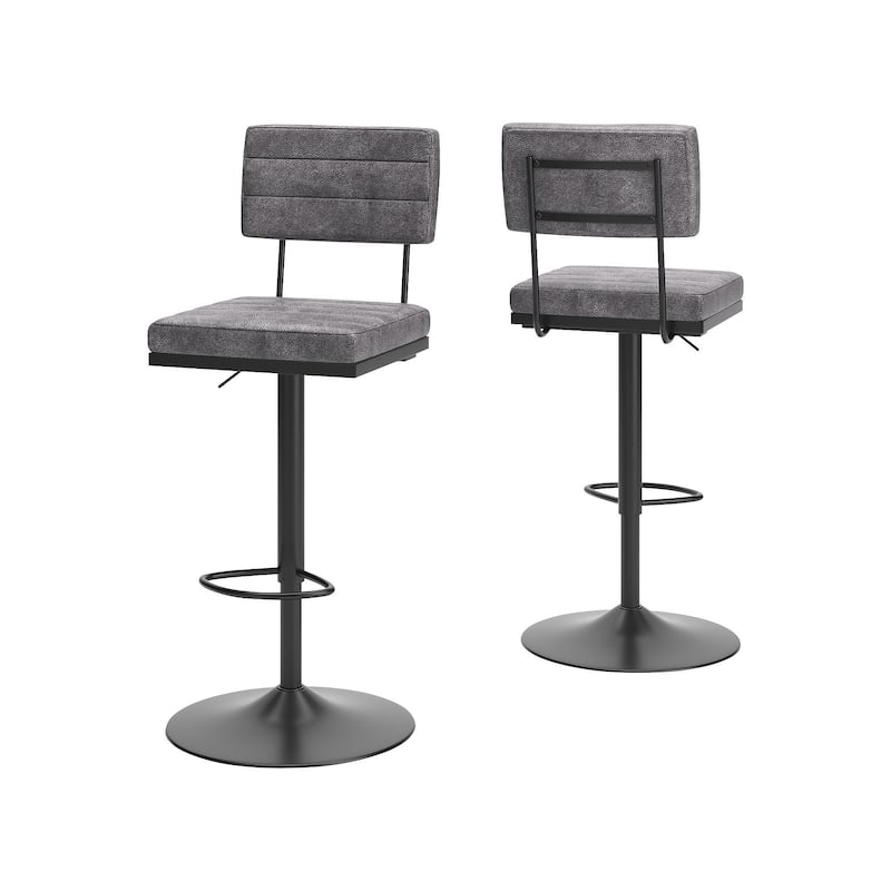 Ashley Furniture Strumford Swivel Barstool (Set of 2) - 18"W x 18"D x 33-43"H