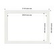 preview thumbnail 33 of 36, Amanti Art Vanity White Narrow Framed Dry Erase Magnetic Board 31 x 23 in