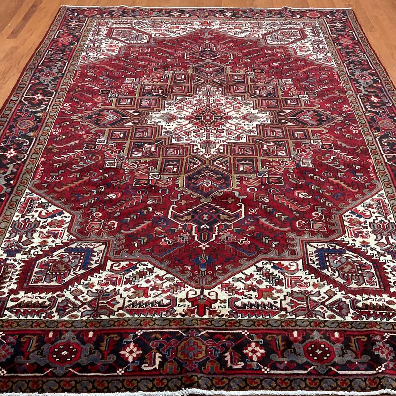 HERAT ORIENTAL Handmade Fine Heriz Rug - 8'3" x 10'11"