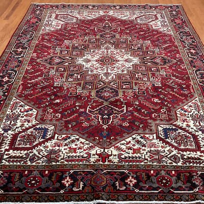 HERAT ORIENTAL Handmade Fine Heriz Rug - 8'3" x 10'11"