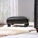 preview thumbnail 73 of 130, The Curated Nomad Performance Fabric Stardust Square Upholstered Footstool Ottoman