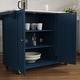 preview thumbnail 20 of 44, Homestyles Mobile Kitchen Island Cart with Wood Top and Dropleaf Breakfast Bar
