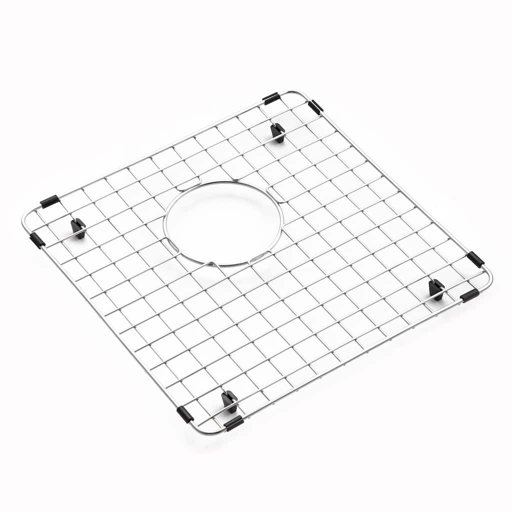 Houzer BG-8050 Bottom Grid 15" L x 15" W Stainless Steel Basin Rack - Stainless Steel