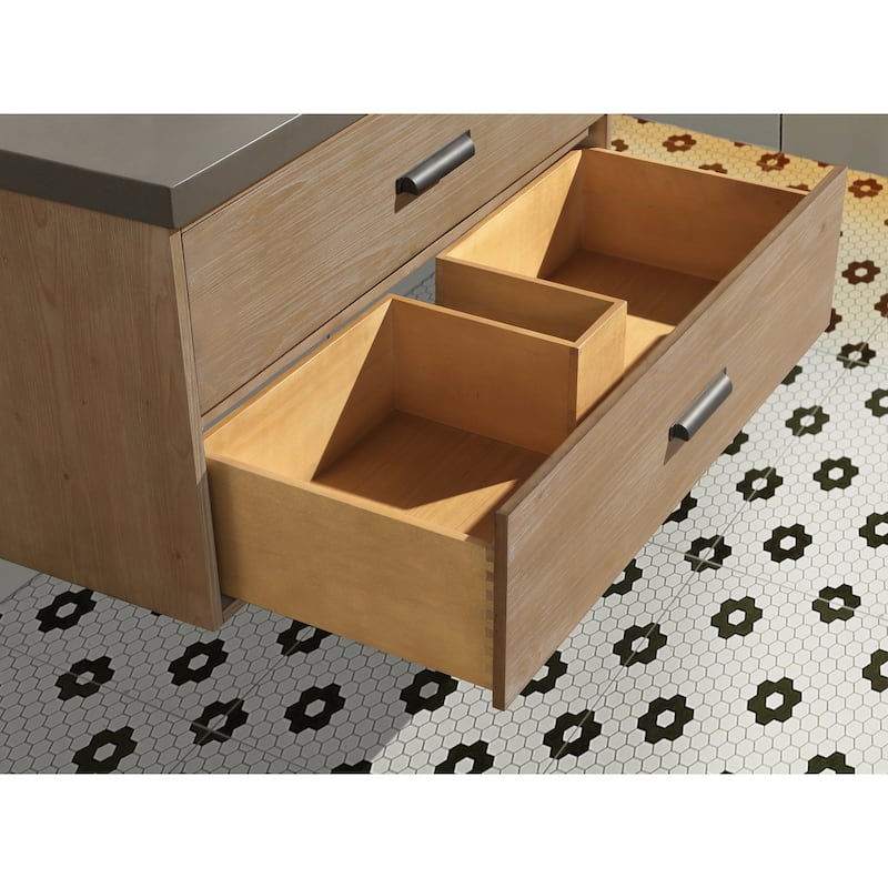 Ari Bath Kane 42" Bathroom Vanity Weathered Fir