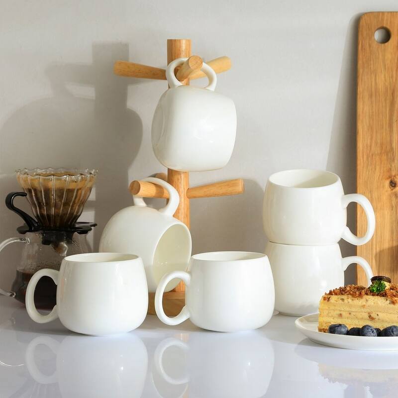 Panbado Nina 12 oz. Multi-Color 6-Piece Mugs