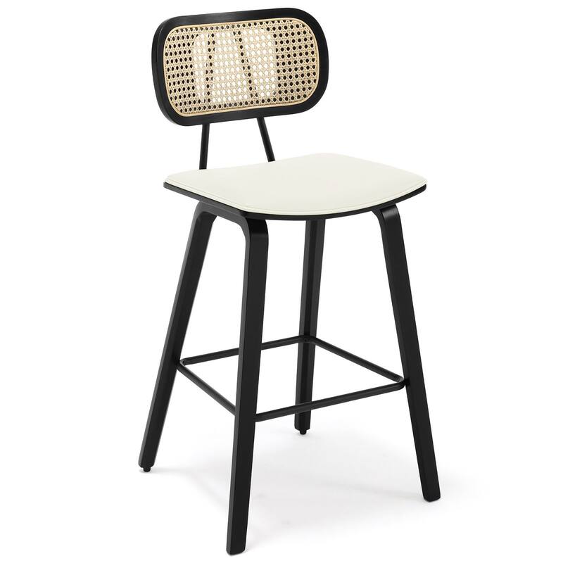 26-Inch Upholstered Counter/ Bar Stools Set of 2 or 3 - 35.1"H x 17.7"W x 19.5"D