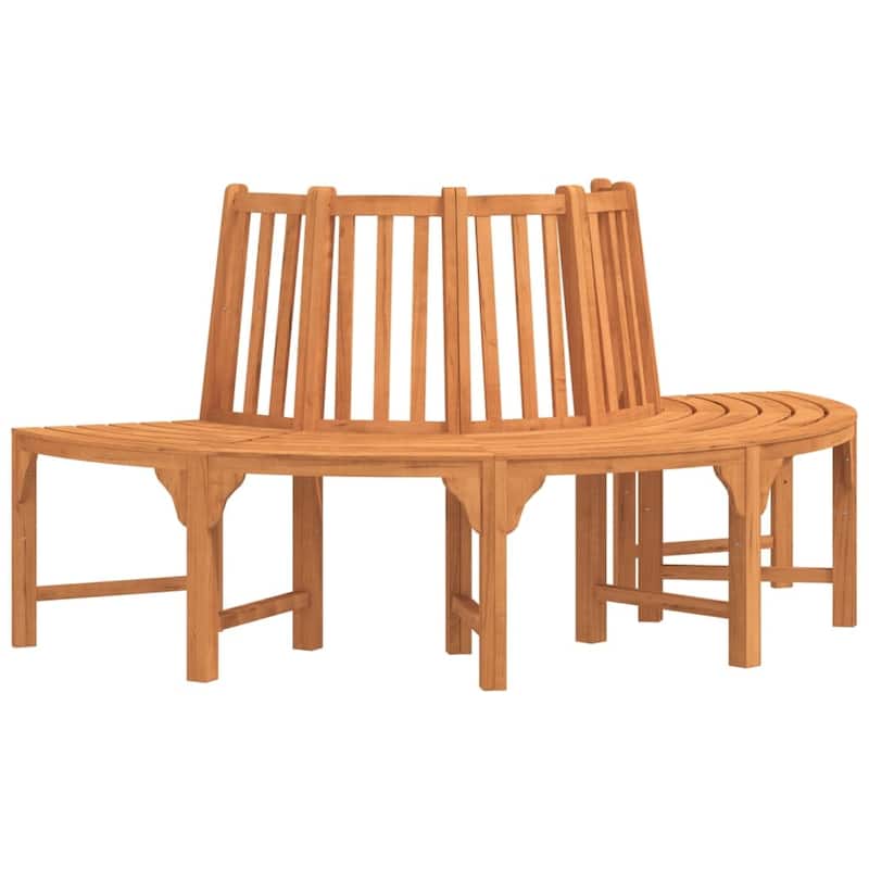 vidaXL Tree Bench Reddish Brown Solid Eucalyptus Wood