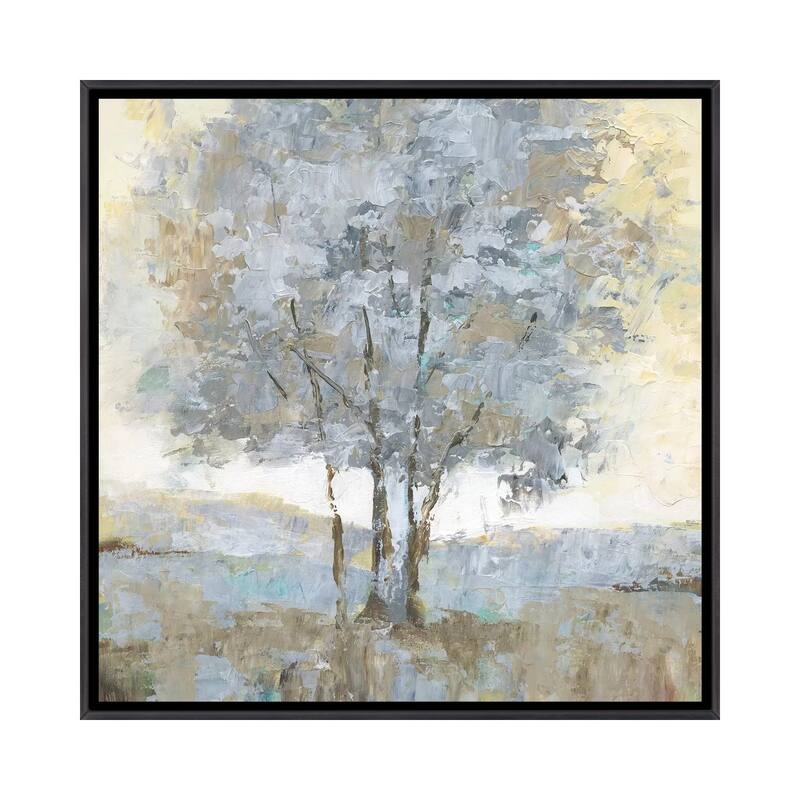 iCanvas "Soft Sentinel I" by Nan Framed - 37x37 - Ebony