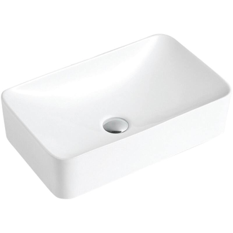 Karran USA VC-507 Valera 19" Rectangular Vitreous China Vessel - White