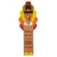 preview thumbnail 8 of 8, Glitzhome 40"H Thanksgiving Wooden Turkey Standing Porch Decor
