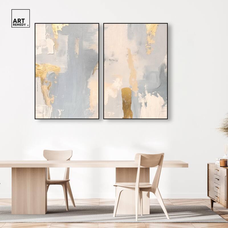 Gilded Driftwood II Canvas Set of 2 by Art Remedy
