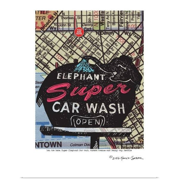 Shop Lyn And Stephen Sasser Poster Print Entitled Super Elephant
