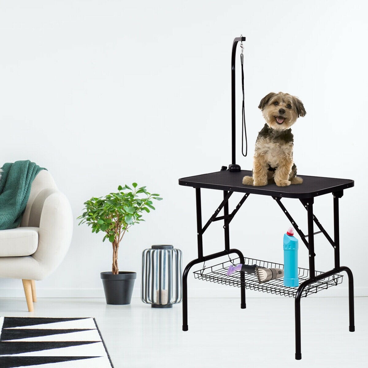 Shop Gymax 32 Foldable Pet Dog Cat Grooming Table Dog Show W