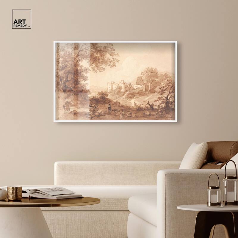 Carew Castle Shadowbox by Art Remedy