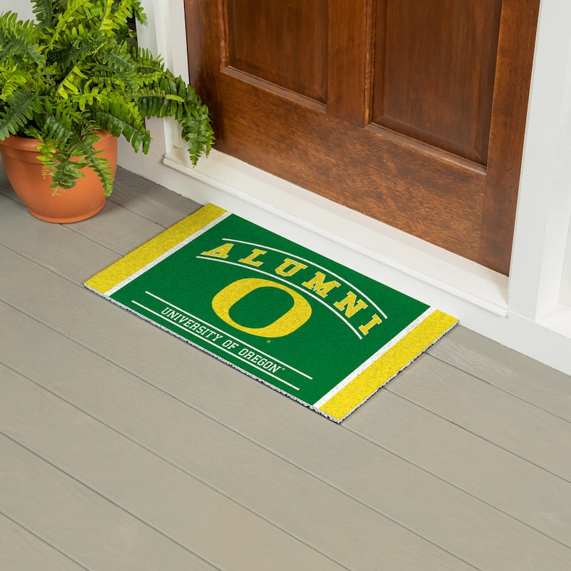 28 in. x 16 in. University of Oregon Alumni Full Color PVC Door Mat