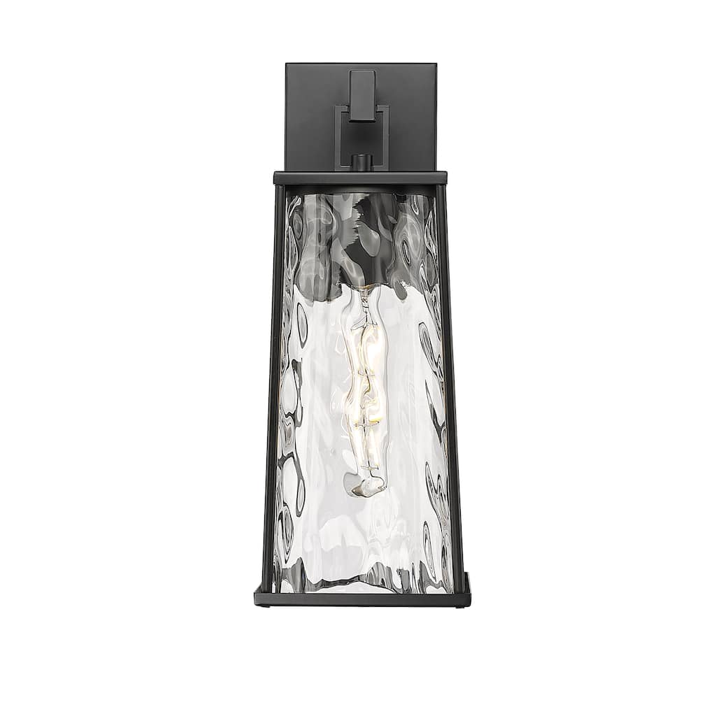 Millennium Lighting Dutton 1 Light Outdoor Wall Sconce in Powder Coat Black