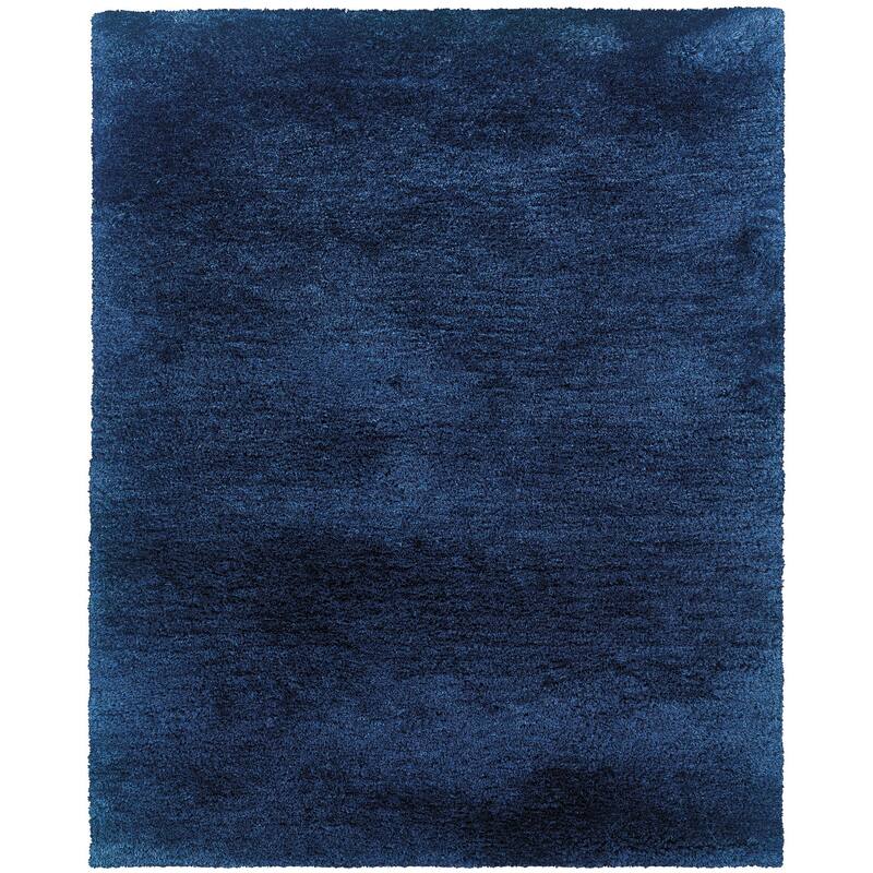 HomeRoots Solid Color Shag Rectangle Area Rug - 62.99 in. x 38.98 in. x 1.60 in.