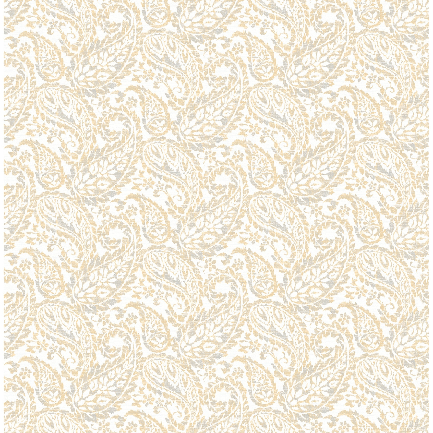 Shop Madelyn Adrian Honey Paisley Wallpaper On Sale Overstock 31975019