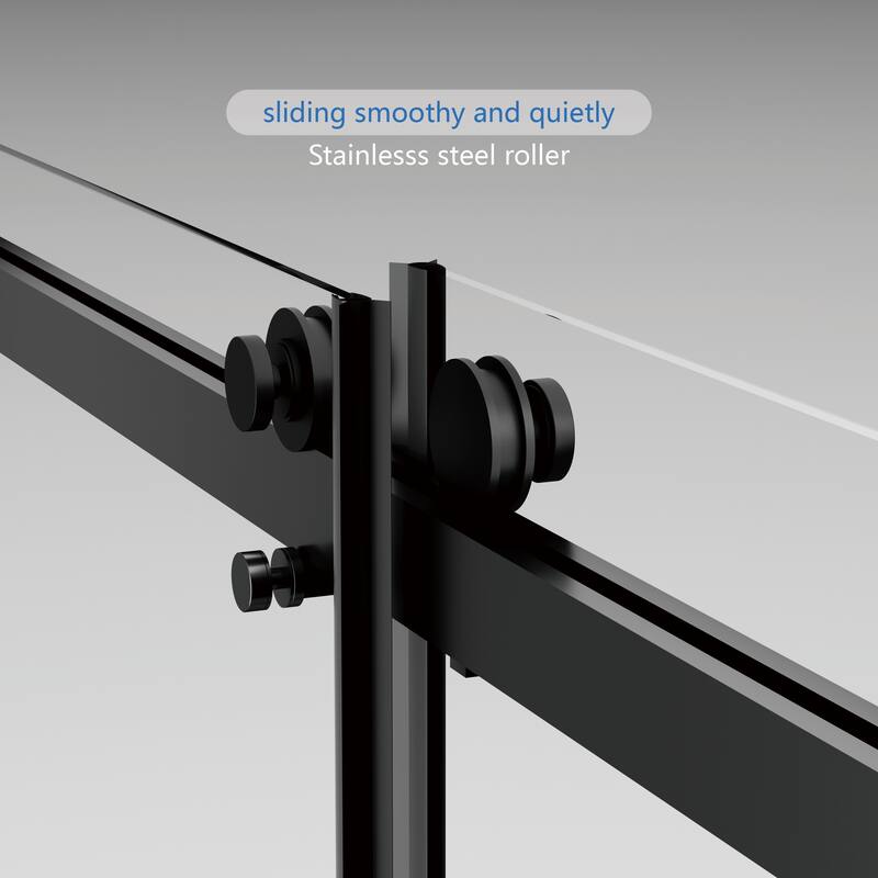 Frameless Double Sliding Shower Door