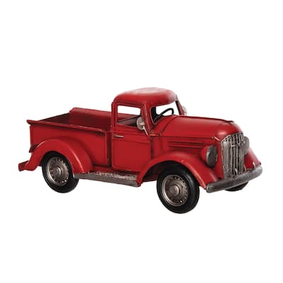 Red Truck Figurine