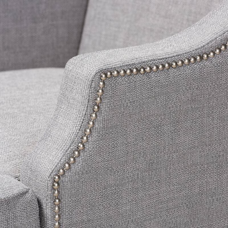 Baxton Studio Leonie Fabric Upholstered Wenge Brown Finished Wood Chaise Lounge