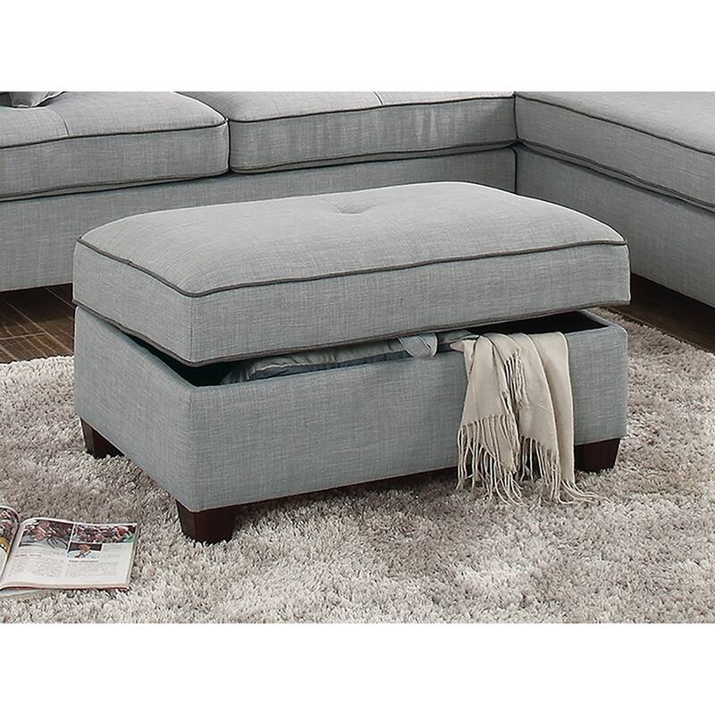 3 Piece Fabric Sectional Sofa