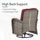 preview thumbnail 31 of 68, Outdoor Swivel Rocker Chairs with Sofa Table