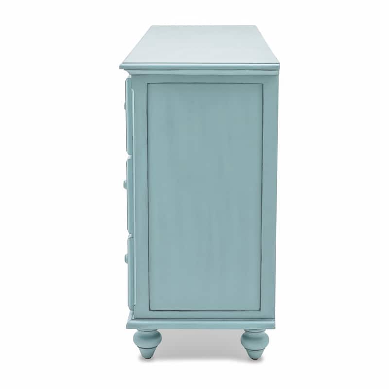 Monaco 7 Drawer Dresser - Blue