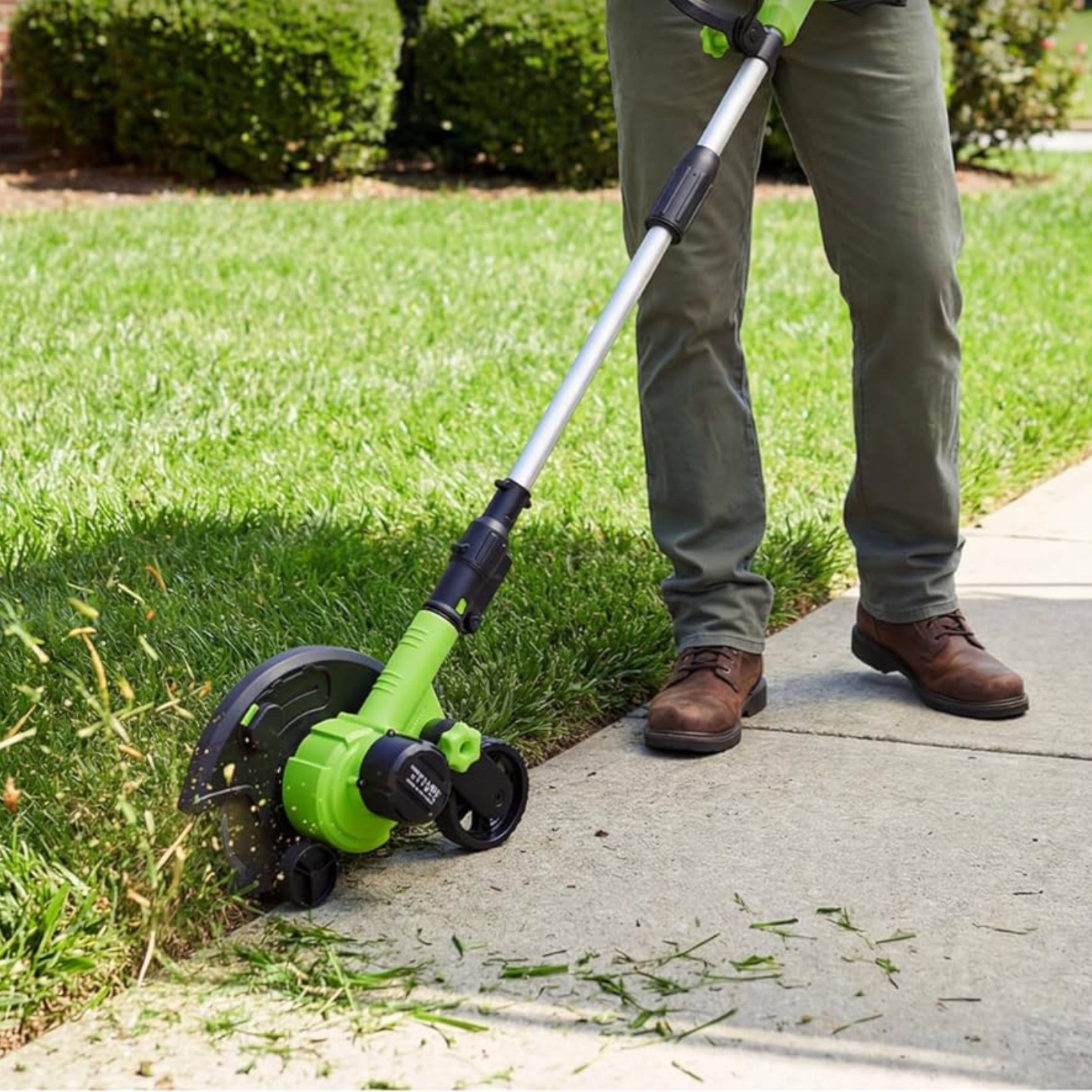 9-inch Large Blade Cordless Edger Lawn Tool, Lawn Edger for Landscaping