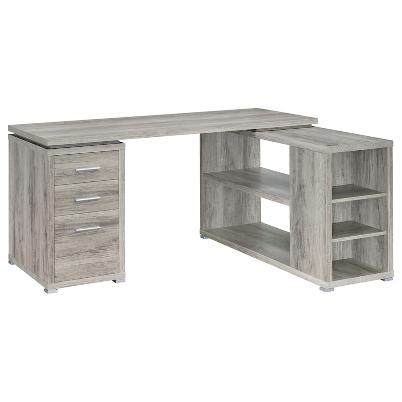 Yvette 60-inch 3-Drawer L-Shape Computer Desk